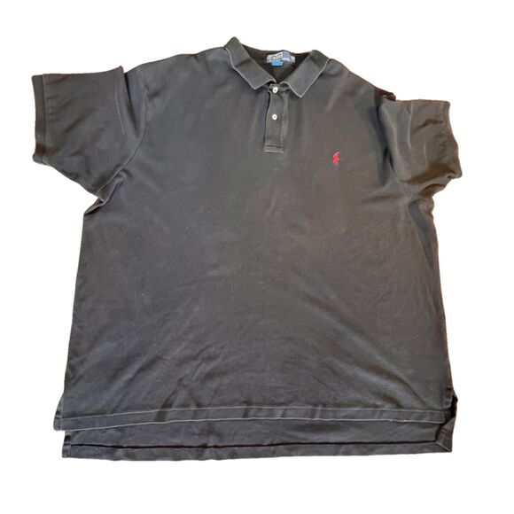 Ralph Lauren Other - Polo Ralph Lauren Mens 4XB Big Preppy Black Short Sleeve Shirt Red Pony Golf Top